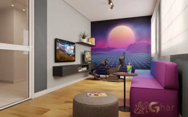 Sala de jogos e games do condomínio Urban Vila Maria II na Vila Maria SP