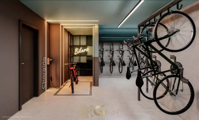 Bicicletário do condomínio Verde Città na Consolação