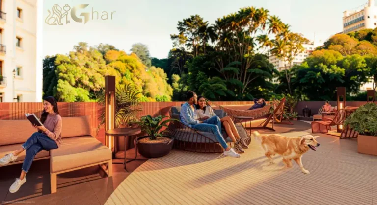 Praça Zen do condomínio Verde Città na Consolação