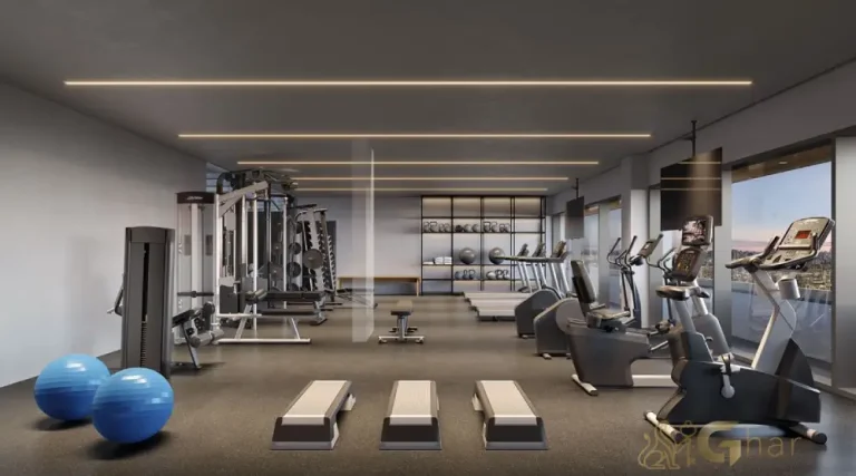 Academia fitness do condomínio Vinci Studios Moema com equipamentos modernos em São Paulo
