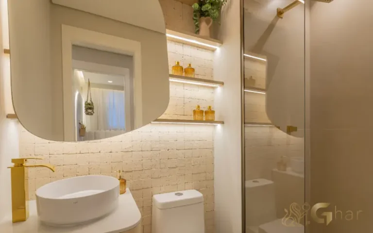 Banheiro do apartamento decorado do Yunes Park em Interlagos São Paulo