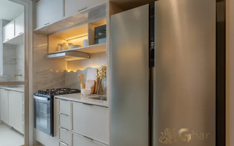 Cozinha do apartamento decorado do Yunes Park em Interlagos São Paulo