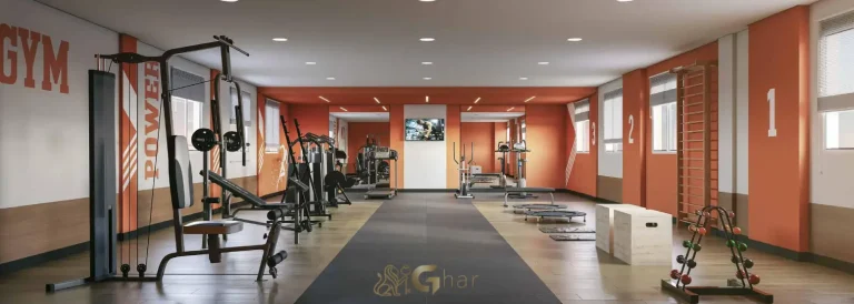 Academia fitness do condomínio Yunes Park em Interlagos São Paulo