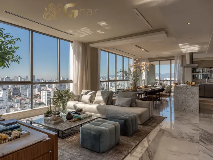 Apartamento de alto padrão à venda no Campo Grande, Zona Sul de São Paulo, com varanda gourmet e acabamento premium