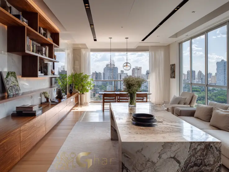 Apartamento de alto padrão à venda no Campo Limpo Zona Sul de São Paulo com varanda e acabamento moderno