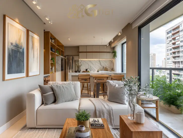 Apartamento moderno à venda no Panamby, Zona Sul de São Paulo, com design contemporâneo