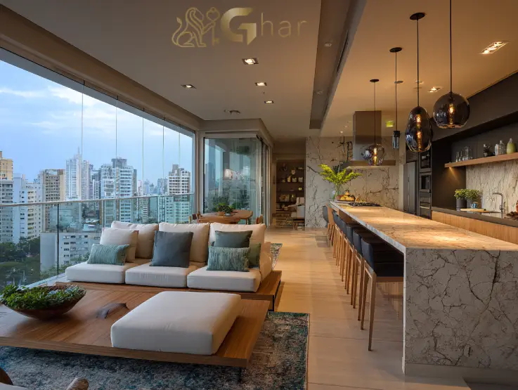 Apartamento de alto padrão à venda no Socorro Zona Sul de São Paulo com varanda ampla e acabamento premium