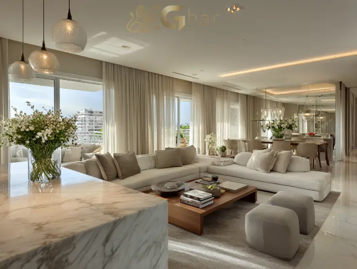 Imóveis moderno na Zona Sul São Paulo com sala integrada