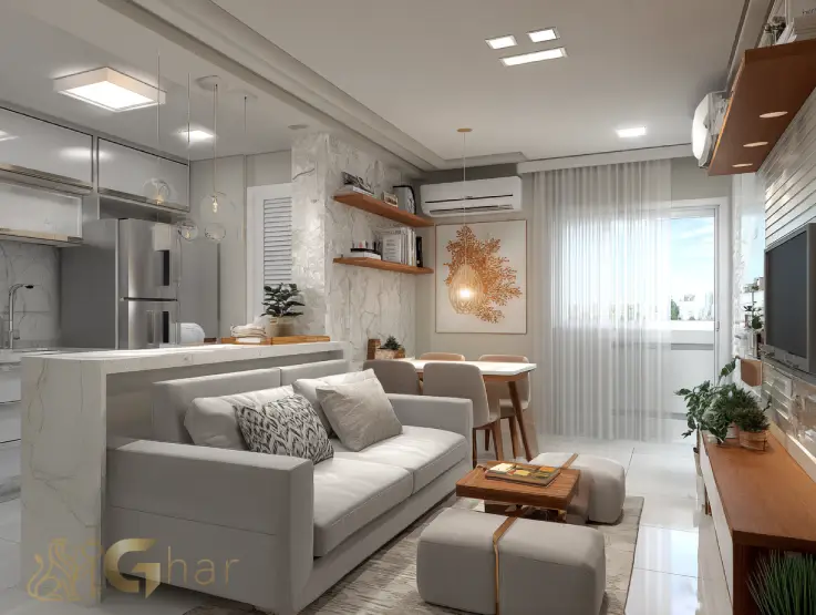 Imóveis moderno na Zona Sul de São Paulo com design contemporâneo