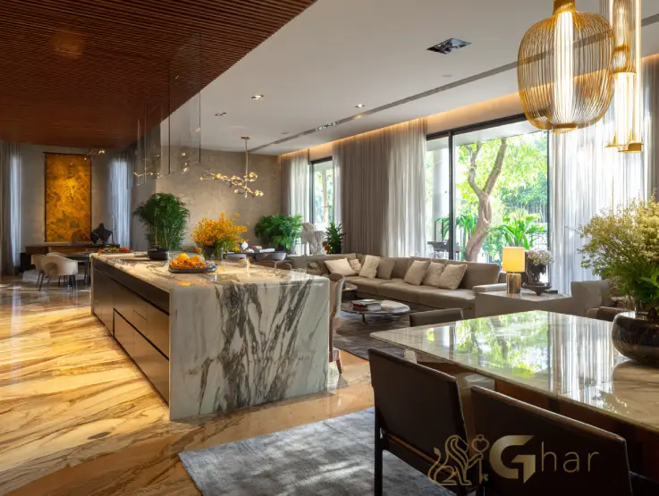 Imóvel moderno com sala integrada e acabamento contemporâneo na Zona Sul de São Paulo