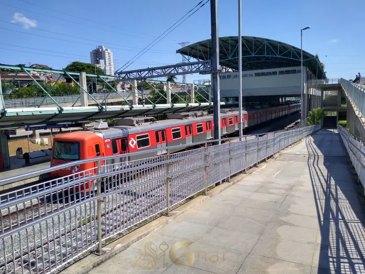 Estação Ermelino Matarazzo da CPTM na Zona Leste de São Paulo