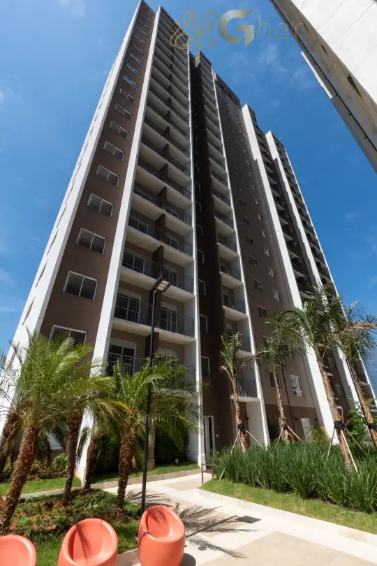 Fachada com varandas do Laguna by Plano&Plano Chácara Santo Antônio