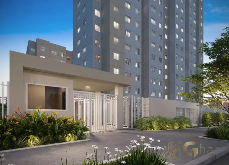 Fachada da academia do condomínio Mais Vila Andrade com arquitetura moderna