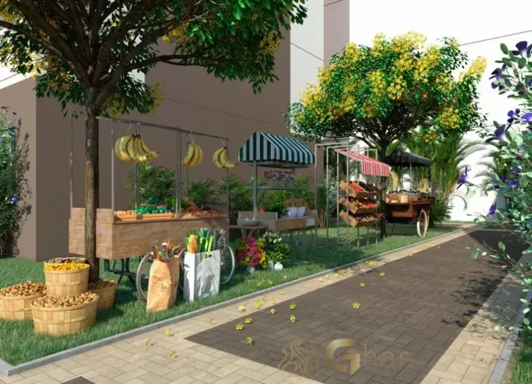 Espaço Feirinha no condomínio Mapp Barra Funda na Zona Oeste de São Paulo