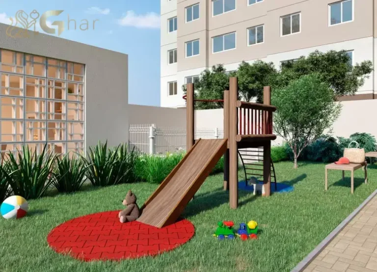 Playground do condomínio Mapp Barra Funda com área infantil na Barra Funda SP