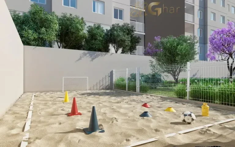 Quadra de Areia do condomínio Mapp Barra Funda na Zona Oeste de São Paulo