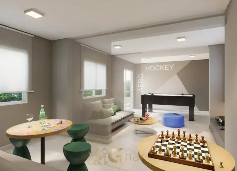 Salão de Jogos do Mapp Barra Funda com espaço de convivência no condomínio na Barra Funda São Paulo