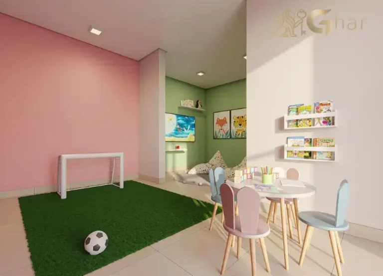 Brinquedoteca do condomínio Fugulin no Meu Plano&Interlagos em São Paulo