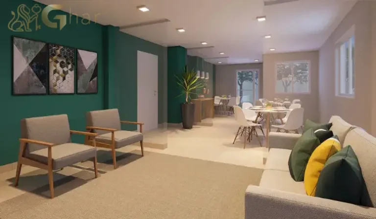 Salão de festas do condomínio Fugulin no Meu Plano&Interlagos