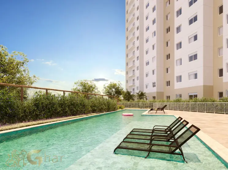 Piscina Com Deck Molhado No Meu Plano&Itaquera Ipê Em Itaquera