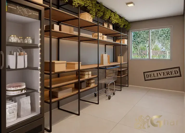 Espaço delivery do condomínio Mistá by Plano&Plano Tupinás na Saúde