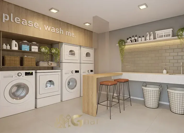 Lavanderia compartilhada do Mistá by Plano&Plano Ubiatans na Saúde