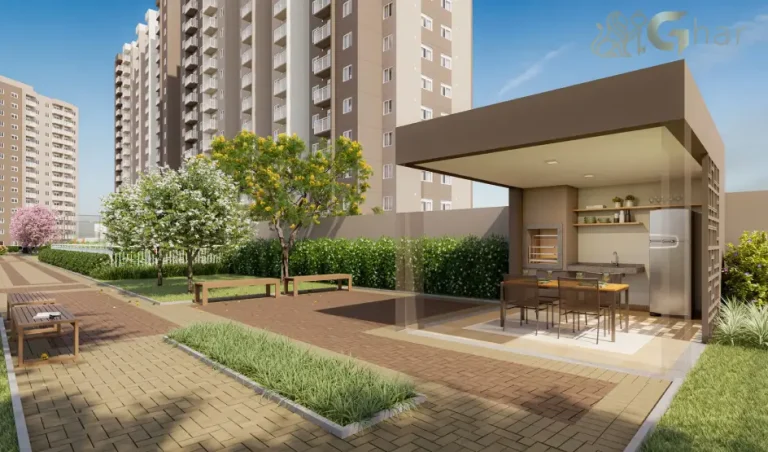 Churrasqueira do condomínio Mundo Park Alvorada no Campo Grande