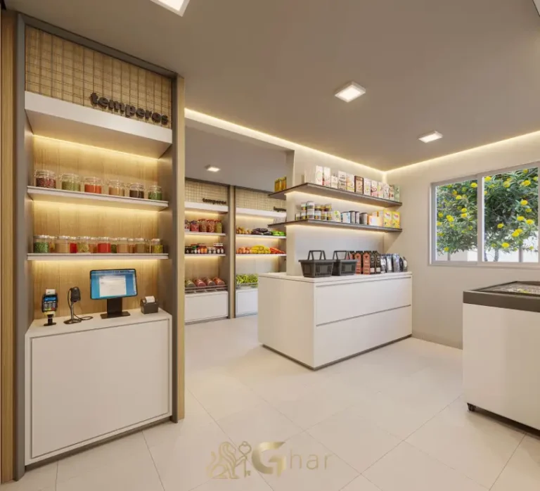 Mini mercado do condomínio Mundo Park Alvorada no Campo Grande