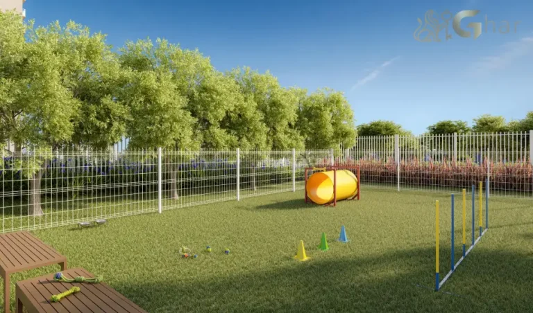 Pet place do condomínio Mundo Park Alvorada no Campo Grande