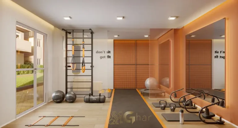 Sala fitness multifuncional do Mundo Park Alvorada no Campo Grande