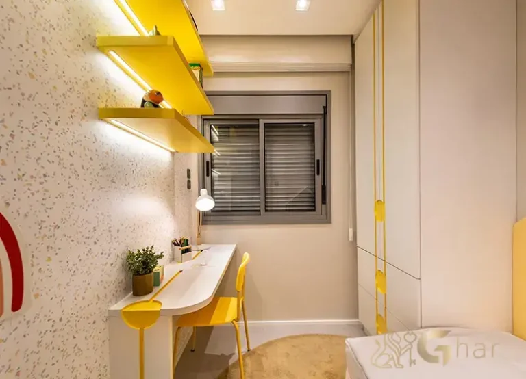 Segundo quarto infantil do apartamento decorado no Oriz by Plano&Plano