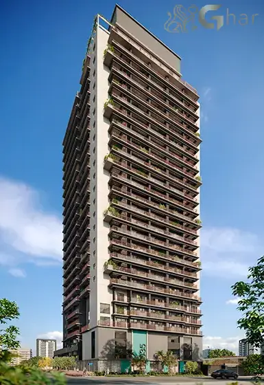 Planta de implantação do térreo do Mistá by Plano&Plano Ubiatans, destacando a organização das áreas de lazer, convivência e acessos, em um projeto de uso misto na Saúde.