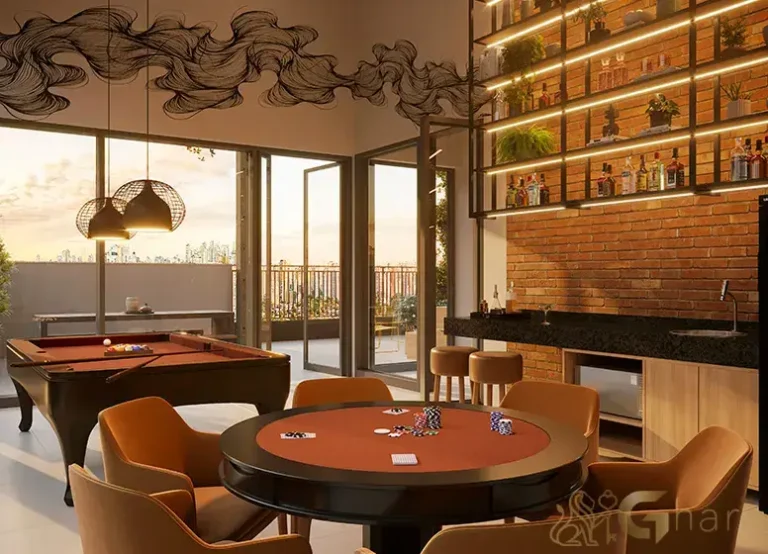 Pub do condomínio Oriz by Plano&Plano no Campo Belo