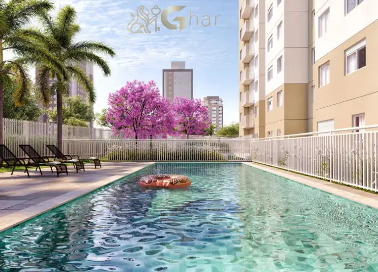 Piscina Do Condomínio Plano&Alto Cantareira No Jaraguá São Paulo