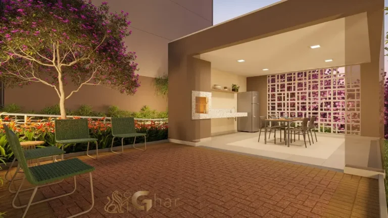 Churrasqueira do condomínio Plano&Alto Morumbi na Vila Andrade