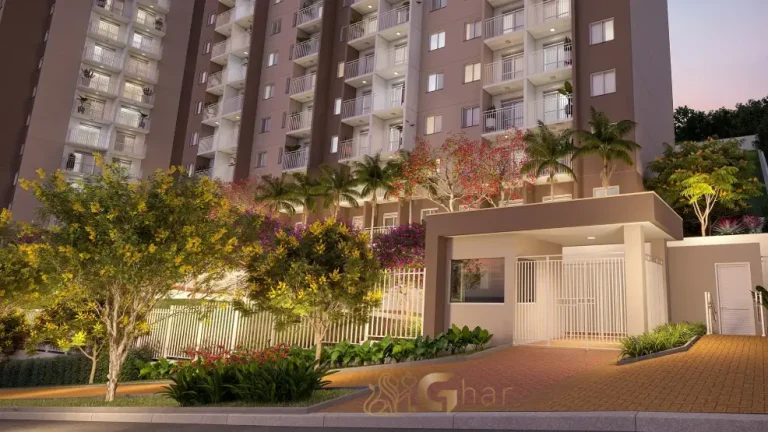 Fachada do condomínio Plano&Alto Morumbi na Vila Andrade, São Paulo