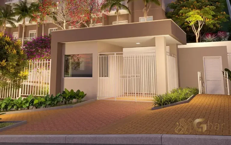 Fachada e portaria do condomínio Plano&Alto Morumbi na Vila Andrade