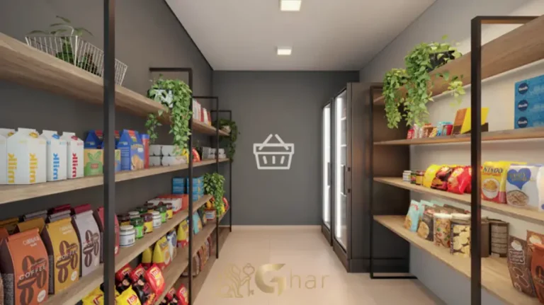 Mini mercado do condomínio Plano&Alto Morumbi na Vila Andrade