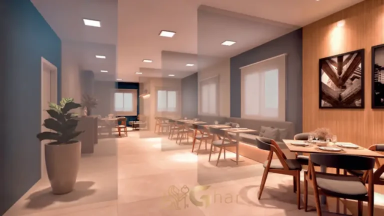 Salão de festas do condomínio Plano&Alto Morumbi na Vila Andrade