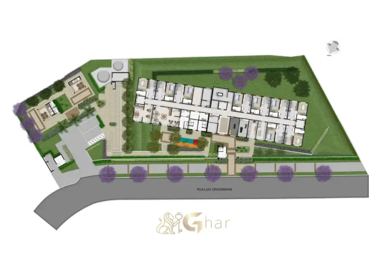 Planta De Implantação Do Condomínio Plano&Estação Giovanni Gronchi Morumbi