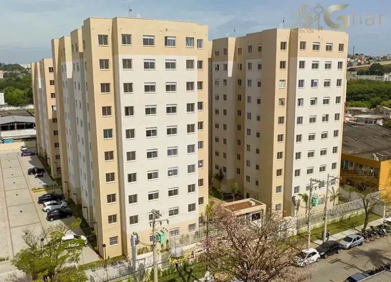 Fachada do Plano&Estação Santo Amaro no Socorro – condomínio de apartamentos na Zona Sul de São Paulo