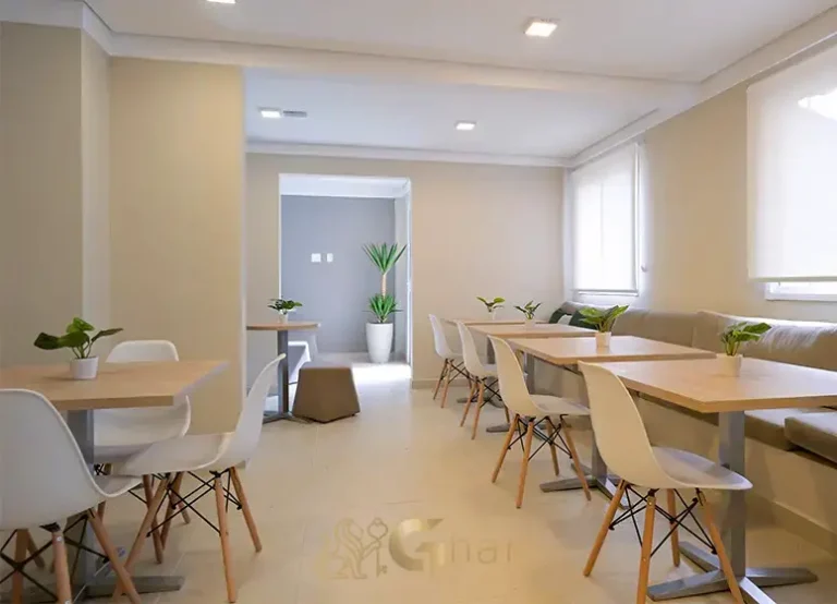 Sala de estudos do Plano&Estação Santo Amaro no Socorro – espaço para trabalho e estudo