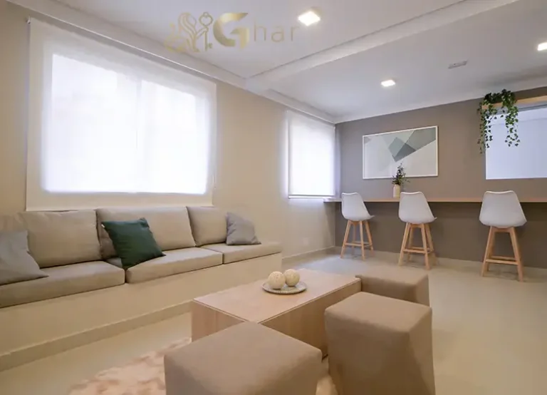 Salão de festas do Plano&Estação Santo Amaro no Socorro com ambiente moderno