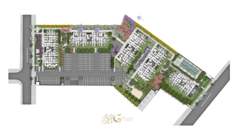 Planta De Implantação Do Condomínio Plano&Jaçanã No Jaçanã