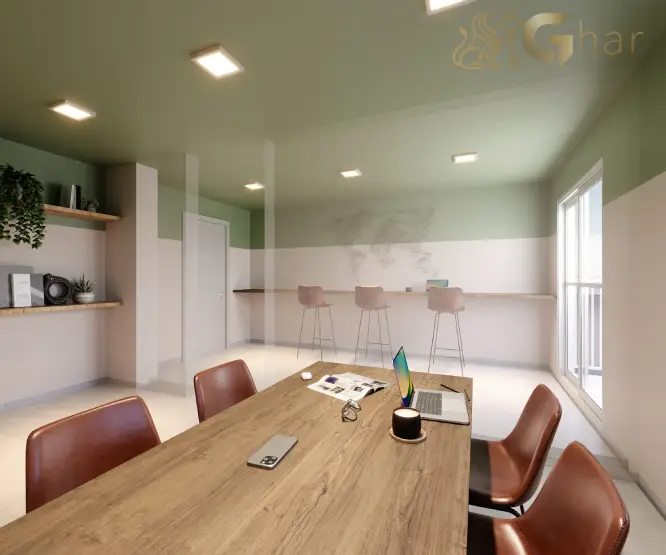 Coworking do Plano&Mais Interlagos Refúgio com espaço para trabalho remoto