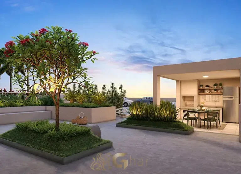 Churrasqueira do condomínio Plano&Mais Morumbi para momentos de lazer e convivência