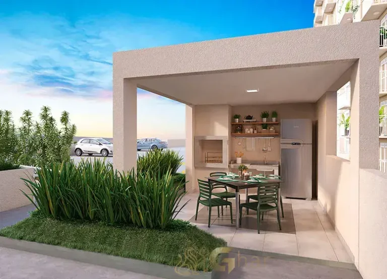 Churrasqueira adicional do condomínio Plano&Mais Morumbi para confraternizações