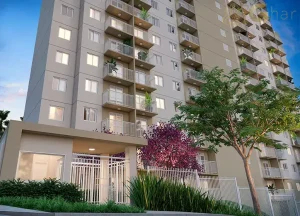 Fachada do condomínio residencial Plano&Mais Morumbi na Zona Sul de São Paulo