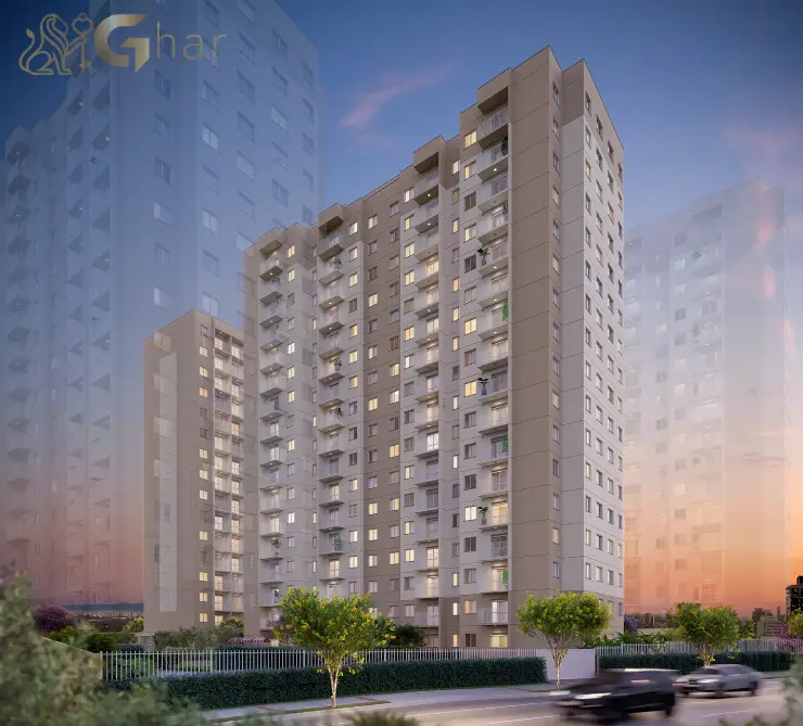 Fachada do condomínio Plano&Park Santo Amaro em Santo Amaro São Paulo