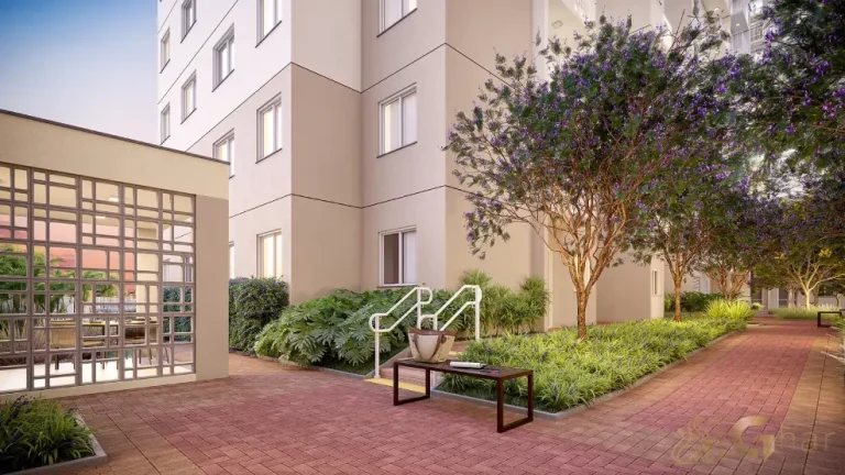 Praça de convivência do condomínio Plano&Park Santo Amaro em Santo Amaro